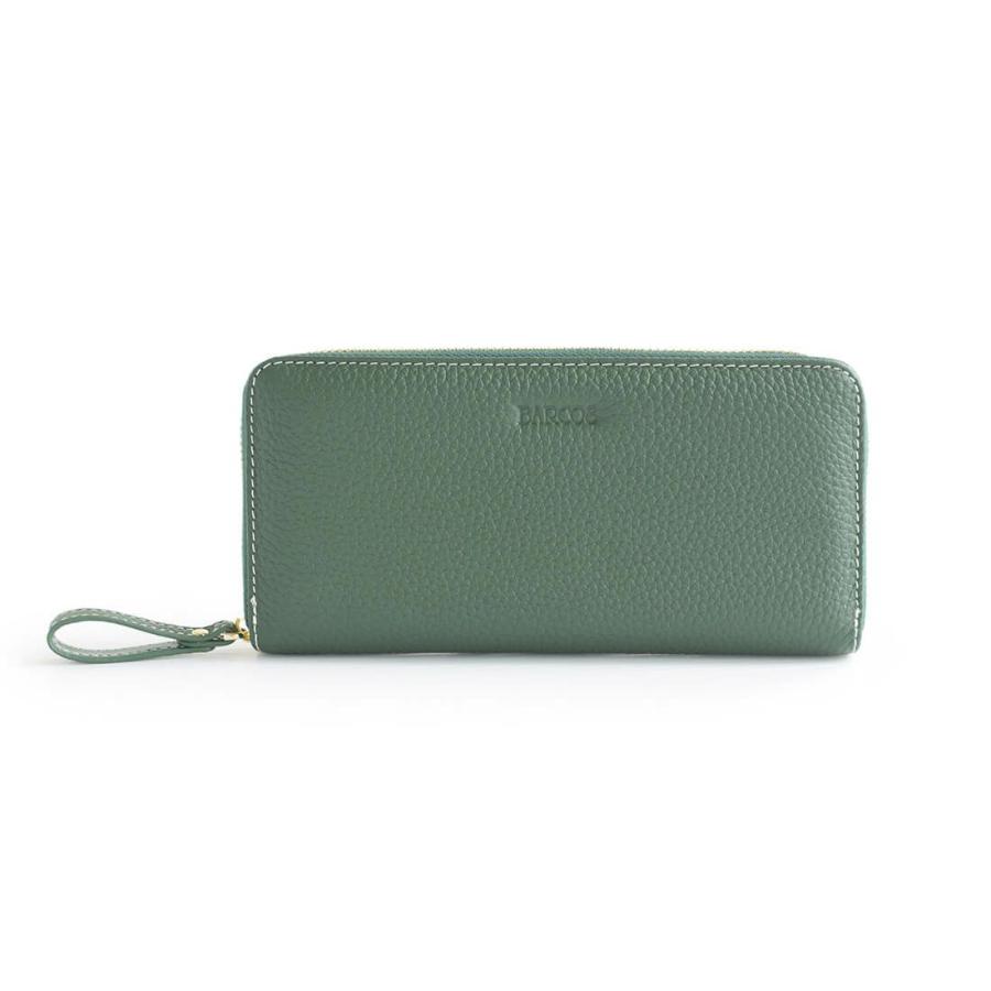 BARCOS シュリンクレザーラウンド型ウォレット レディース 全7色