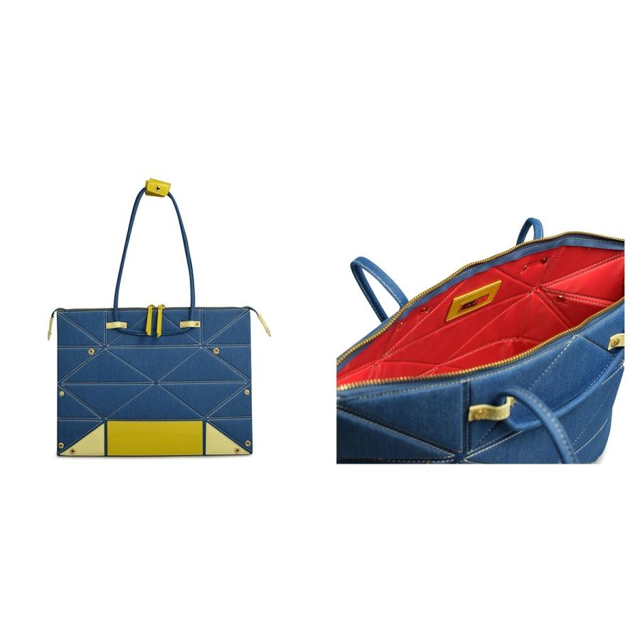 バッグ レディース ハナアフ A4 本革 トートバッグ キューブバッグ