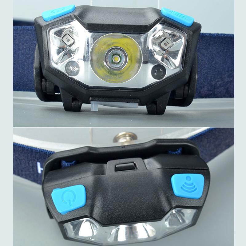 ヘッドライト 充電式 釣りLED 防災 ヘッドランプ センサー付き キャンプ USB 訳あり｜barefeet｜13