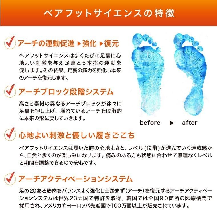 立ち仕事 足底筋膜炎 ハイアーチ 扁平足 アーチサポート インソール 中敷き BAREFOOT SCIENCE ７段階フルタイプ｜barefootscience｜05