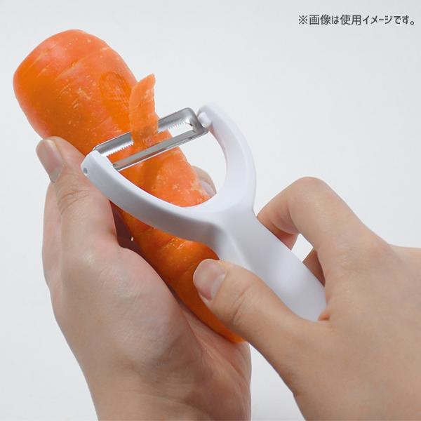 おろし器 スライサー 野菜調理器セット ピーラー付 ワイド4プレート Simplice C-1104 大根おろし スライス 千切り 皮むき器 パール金属｜bargain-l｜06