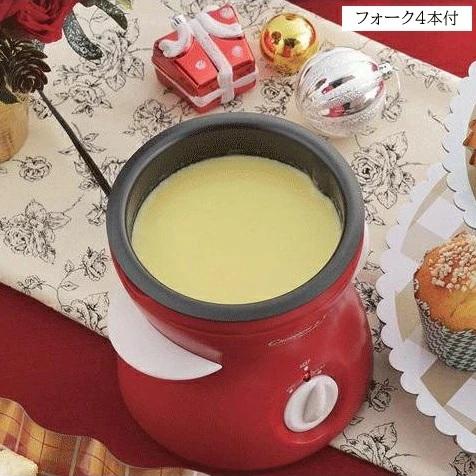 銅製 フォンデュ鍋(フォーク、木製台座付き) 【公式通販】