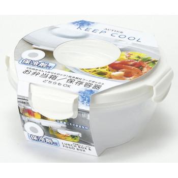 弁当箱 保冷剤付き フードボックス 丸型 アクティア D-6510 ランチ