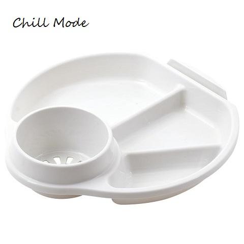 ワンプレート 皿 マルチトレー 22cm グレー Chill Mode DC-6046
