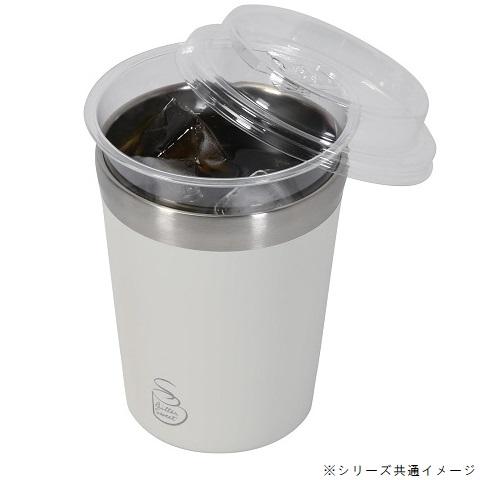 コンビニ コーヒー ステンレス タンブラー Lサイズ 370ml ブラウン 