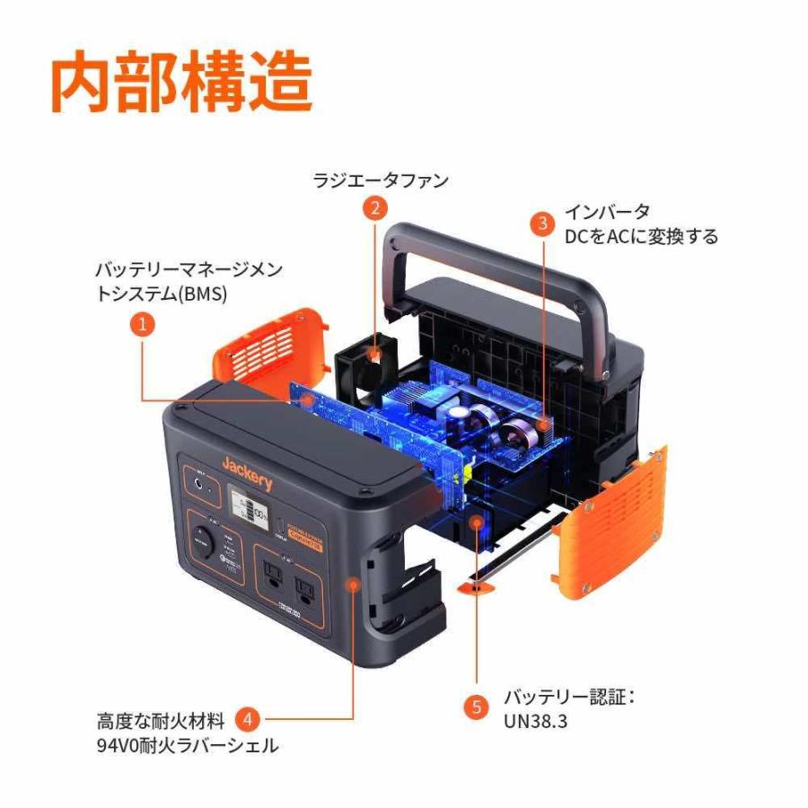 Jackery ポータブル電源 708 大容量191400mAh/708Wh 家庭用蓄電池 PSE Jackery ポータブル電源 708 大容量191400mAh/708Wh 家庭用蓄電池 PSE