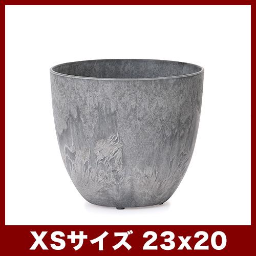 植木鉢 軽量 アートストーン ラウンド XS23 : 植木鉢・テラコッタ専門
