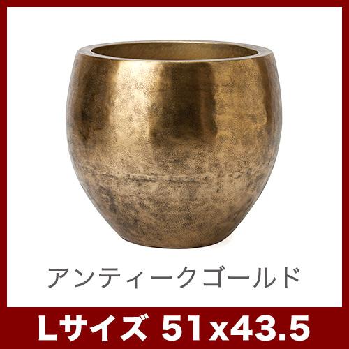 植木鉢 鉢カバー 中型 金属 アンワル ガインL 43の画像