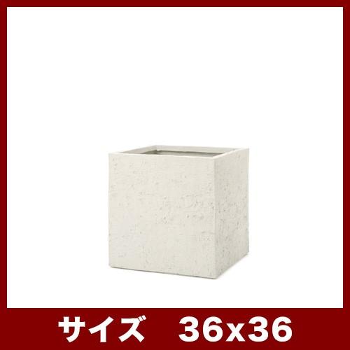 ブランド登録なし - 鉢 大型プランター ファイバークレイプロ  ベタ 正六面体 ベア鍵を掛ける 36 花、ガーデニング-植木鉢