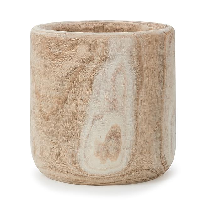 植木鉢　鉢カバー　ナチュラルウッド ポウロニア ユーポット L40 花・観葉植物用ポット ナチュラルウッド ポウロニア ユーポット XS 14