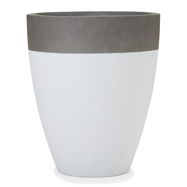 植木鉢 鉢カバー ファイバーストーン カプリ 46 : 植木鉢・テラコッタ