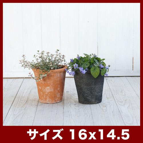 植木鉢　陶器鉢　モスポット 406S　5号｜bargepot