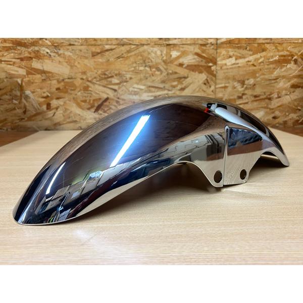 カワサキ ゼファー400 ゼファーχ フロントフェンダー メッキ 純正