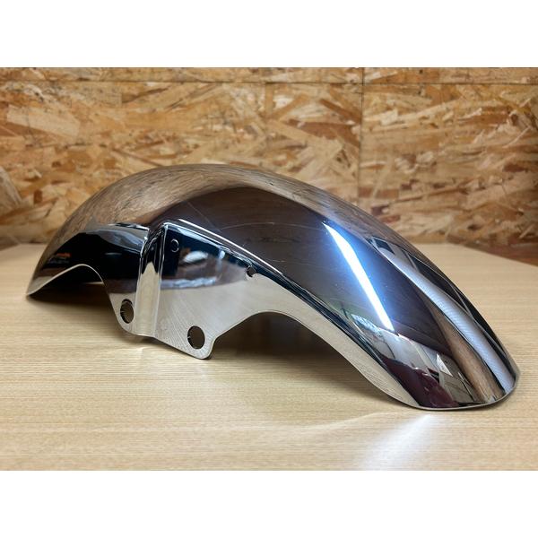 カワサキ ゼファー400 ゼファーχ フロントフェンダー メッキ 純正