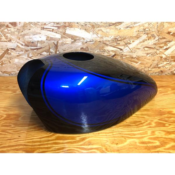 ゼファー400/χ Z2仕様外装キット 火の玉 ブラック/キャンディーブルー