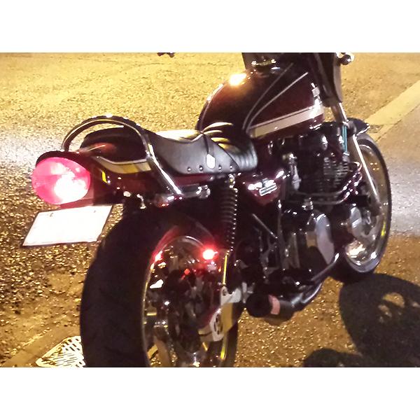 SPARTO バイク用赤いライト 破損あり LED 蛍ランプミニ かっとび蛍 レッド 赤i色 点滅 : ガレージバリバリ