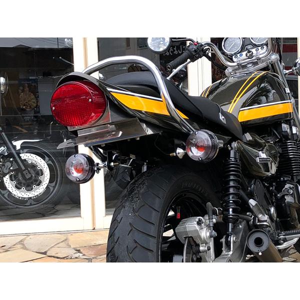 Z1ウィンカー 4個セット Z1 Z2 純正タイプ ウインカー スモークレンズ ショートステー付 4個