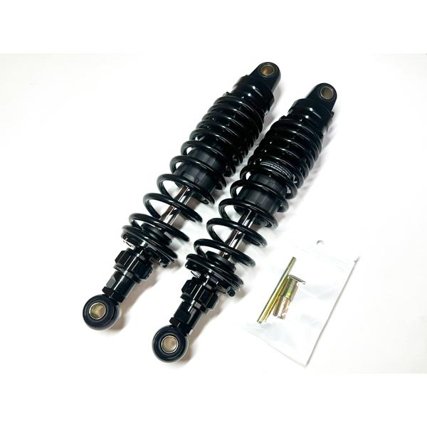 汎用 リアショック リアサスペンション 320mm 減衰調整付 ブラック