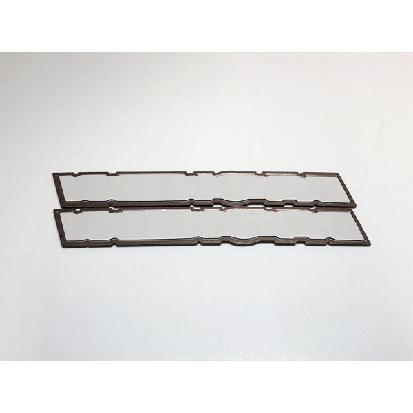 カワサキ 純正 タンク エンブレム KAWASAKI 白文字 シルバー縁取り