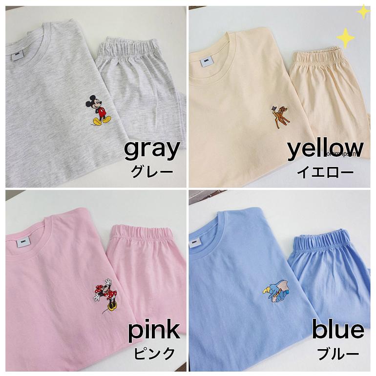 セットアップ ディズニー 韓国ファッションブランドの並行輸入品 綿100％ 夏服 半袖 ショートパンツ 着心地抜群 豊富なカラーバリーエーション 送料無料｜baris｜05