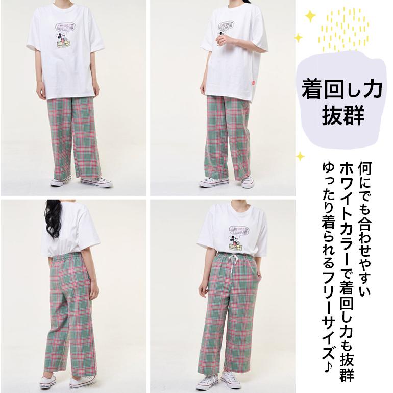 ミッキー白Tシャツ ディズニー 韓国ファッションブランドの並行輸入品 春 夏 綿100%レディース ゆったり フリーサイズ 着回しコーデ 送料無料｜baris｜05