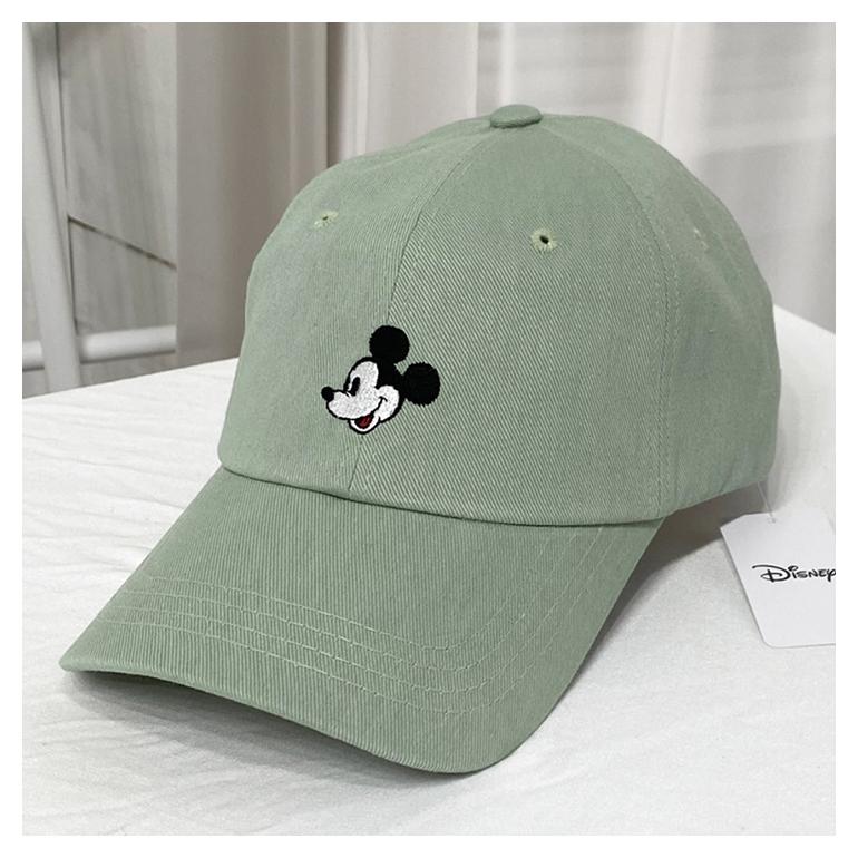 キャップ 綿100％ ミッキーマウス ユニセックス 刺繍 ワンポイント