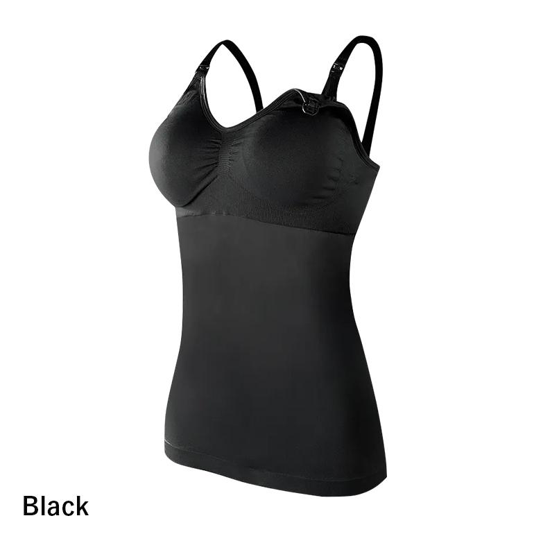 授乳キャミソールロング 授乳服 下着 マタニティ 取り外し 高弾力 パッド付 腰サポート 母乳 育児 妊娠中 産後 送料無料 | ブランド登録なし | 17