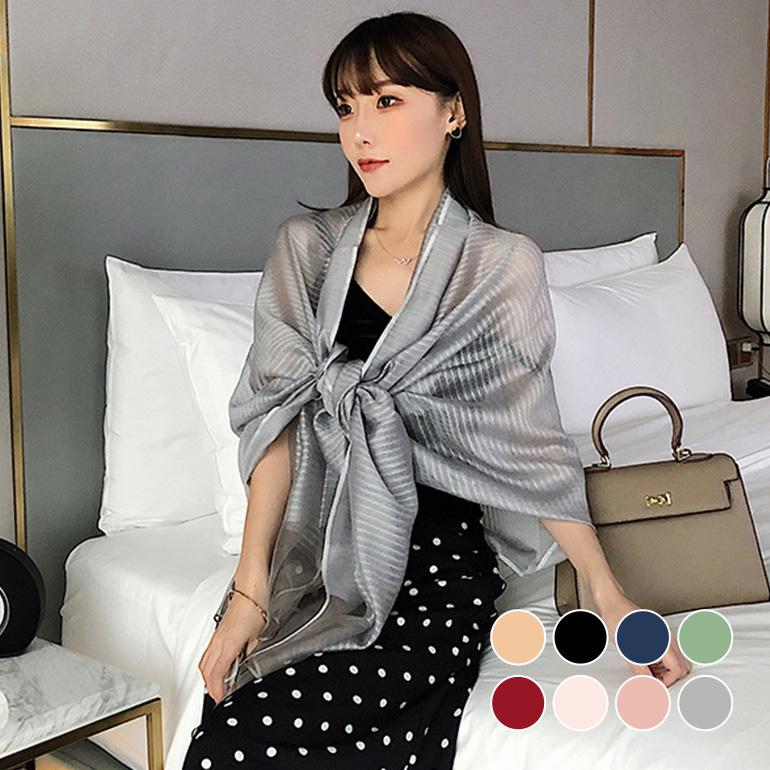 パーティードレス用ショール ストール 大判 ロング シルク ソフト 透け