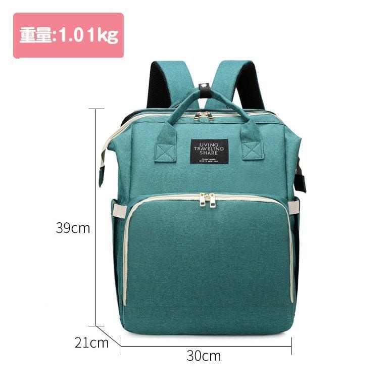 ママバッグ ママリュック マザーズバッグ マザーズリュック カバン 大容量 ベビーベッド 多機能 2way 防水 撥水 哺乳瓶 バッグパック 出産祝い 送料無料 | ブランド登録なし | 14