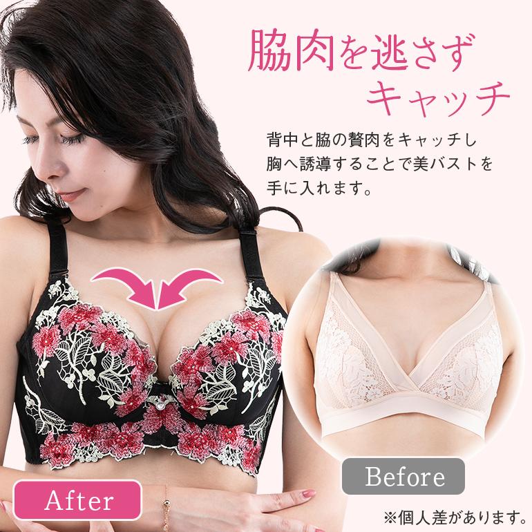 ブラジャー ショーツ セット 脇高 大きい レース  安い 大きいサイズ 上下セット 盛りブラ 盛りブラジャー 下着セット ブラセット 送料無料 | ブランド登録なし | 12