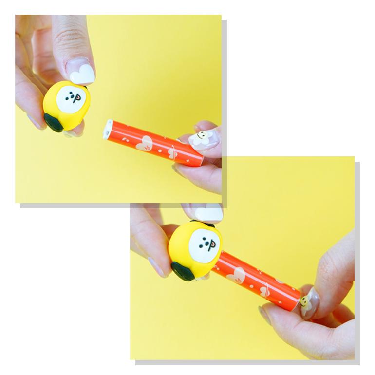 文具セット 文房具セット 鉛筆 鉛筆キャップ マスコット付 BT21韓国