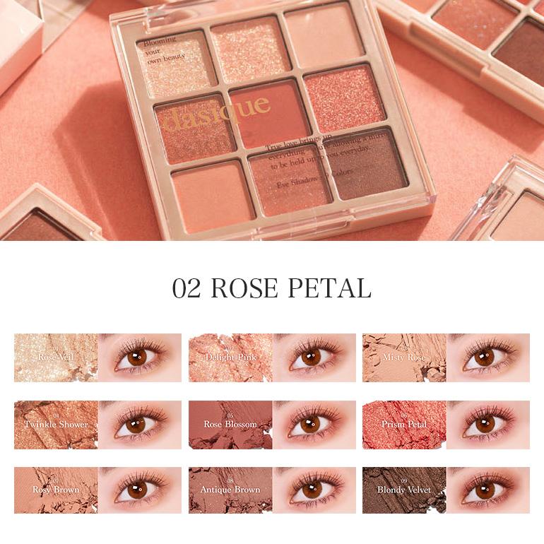 dasique デイジーク アイシャドウ パレット 9色 メイク イエベ用