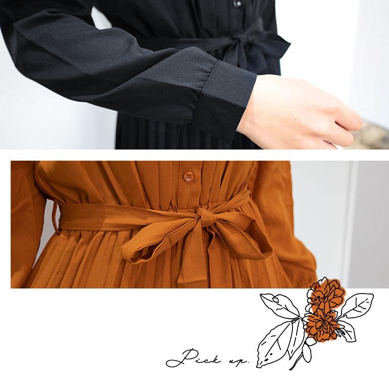 ワンピース レディース 50代 40代 春 冬  ロングワンピース 着回し 着痩せ きれいめ 体型カバー 黒 可愛い 上品 ブラック 送料無料 | ブランド登録なし | 08