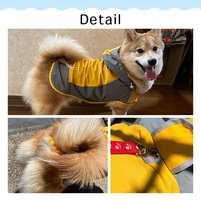 81 Off 犬用レインコート 中型犬 柴犬 大型犬 ボーダーコリー ポンチョ おすすめ お洒落 犬用 レインコート 犬 雨着 雨具 ドッグウェア お出かけ 雨の日散歩 送料無料 Aynaelda Com