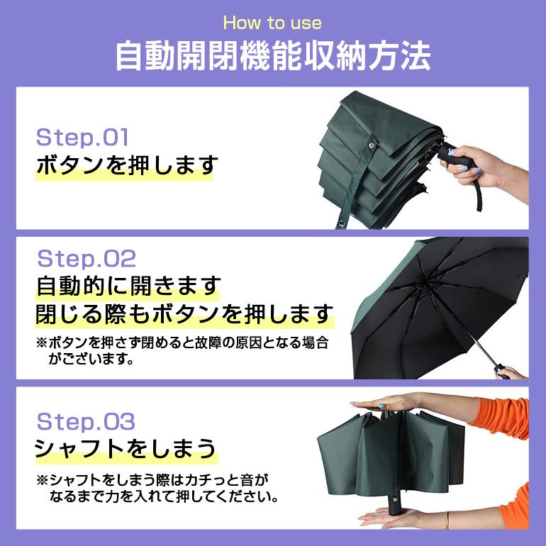 折りたたみ傘 自動開閉 軽量 晴雨兼用 日傘 完全遮光 UVカット 折りたたみ傘 自動開閉 軽量 晴雨兼用 日傘 完全遮光 UVカット