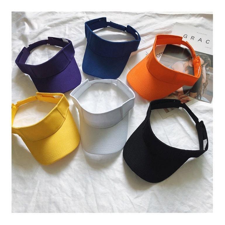 メンズ レディースサンバイザー スポーツ 運動 アウトドア 男女兼用 シンプル ランニングキャップ キャップ 日除け 紫外線対策 送料無料 | ブランド登録なし | 03