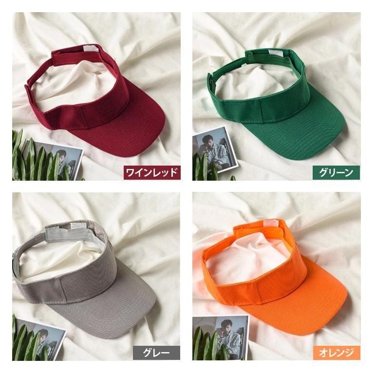 メンズ レディースサンバイザー スポーツ 運動 アウトドア 男女兼用 シンプル ランニングキャップ キャップ 日除け 紫外線対策 送料無料 | ブランド登録なし | 06