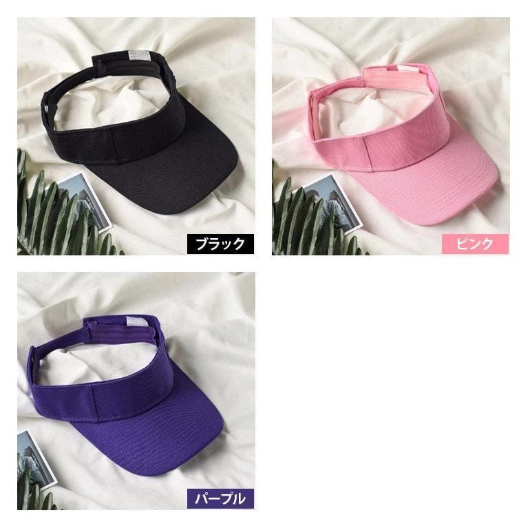 メンズ レディースサンバイザー スポーツ 運動 アウトドア 男女兼用 シンプル ランニングキャップ キャップ 日除け 紫外線対策 送料無料 | ブランド登録なし | 08