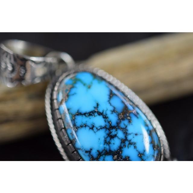 Indian Jewelry LFC ペンダントトップ ターコイズ Morenci（2