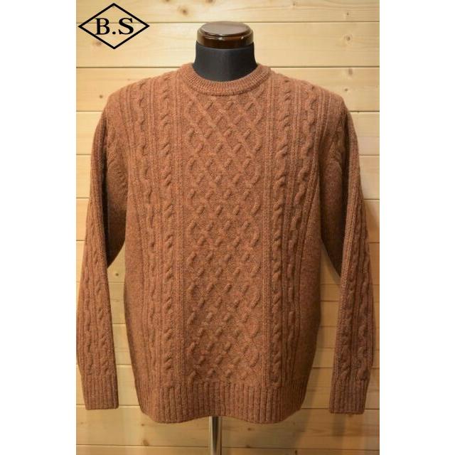 ORGUEIL（オルゲイユ） ORGUEIL OR-4153 Cable Knit オレンジ