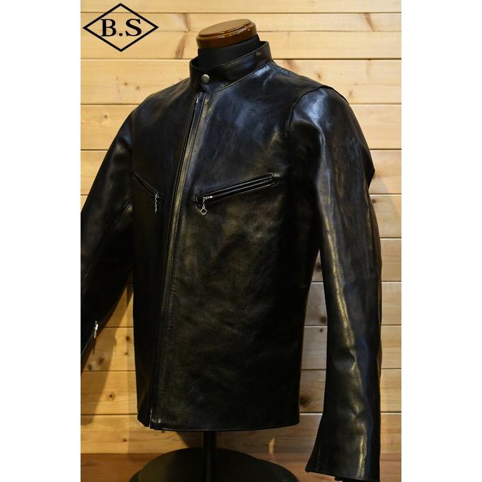 ファインクリーク＆コー FINE CREEK＆CO レザージャケット ACJK-016 Ekins Heavy Weight ブラックの画像