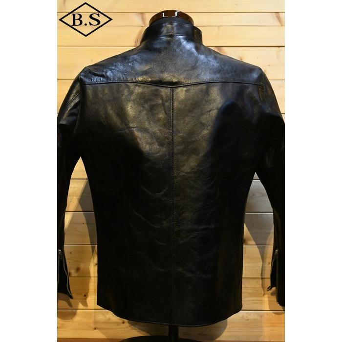 ファインクリーク＆コー FINE CREEK＆CO レザージャケット ACJK-016 Ekins Heavy Weight ブラックの画像