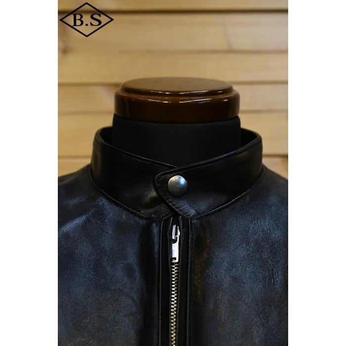 ファインクリーク＆コー FINE CREEK＆CO レザージャケット ACJK-016 Ekins Heavy Weight ブラックの画像
