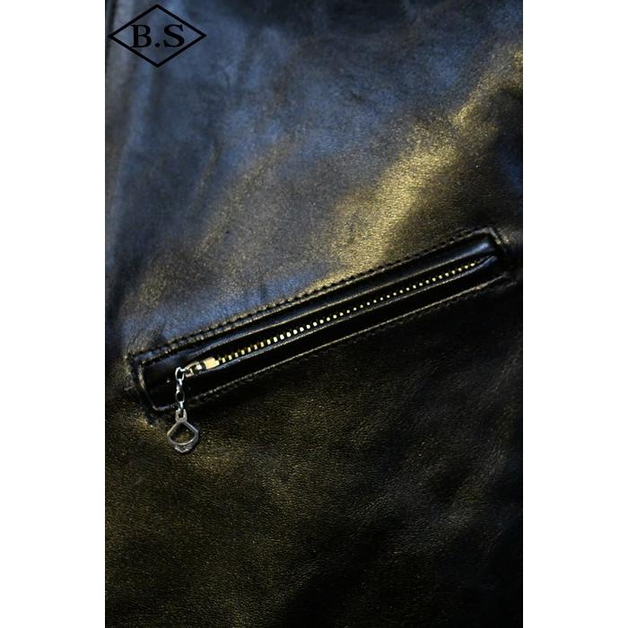 ファインクリーク＆コー FINE CREEK＆CO レザージャケット ACJK-016 Ekins Heavy Weight ブラックの画像