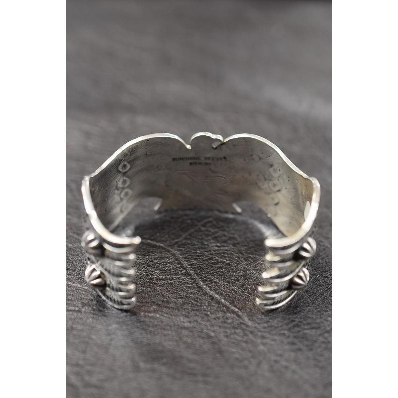 インディアンジュエリー INDIAN JEWELRY 小物 バングル F11-142 ナバホ族 SUNSHINE REEVES サンシャインリーブス イーグル コンチョの画像