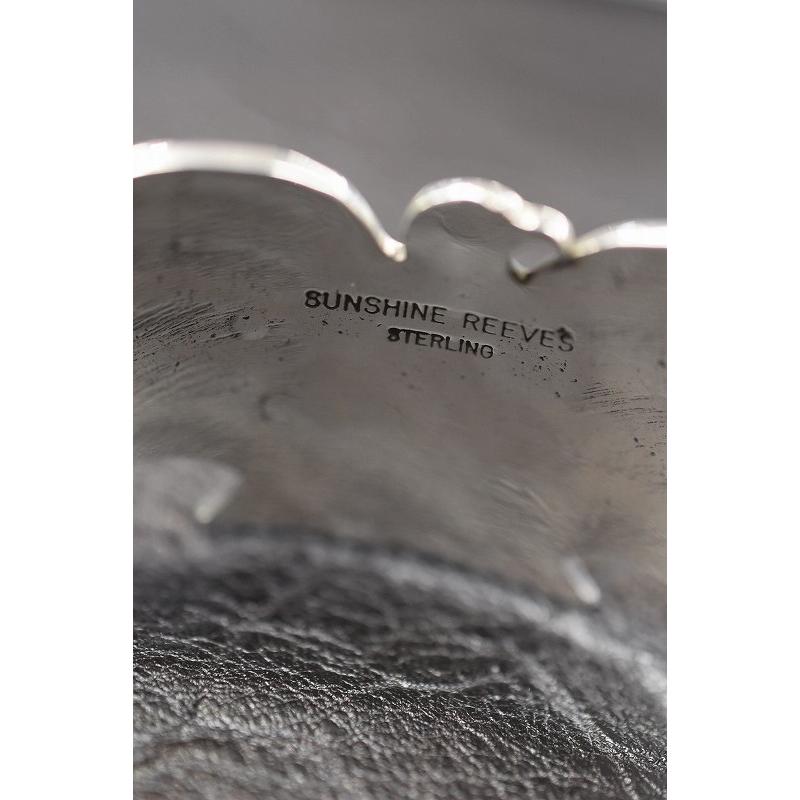 インディアンジュエリー INDIAN JEWELRY 小物 バングル F11-142 ナバホ族 SUNSHINE REEVES サンシャインリーブス イーグル コンチョの画像