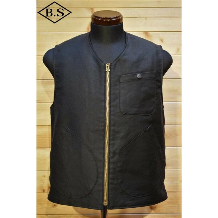 クッシュマン CUSHMAN ベスト 21362 DECK VEST BLACK ブラック