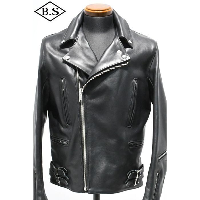 666 ライダース LJM-1L 666 LJM-1L U.K. サイドベルト ライダースジャケット -ロング-