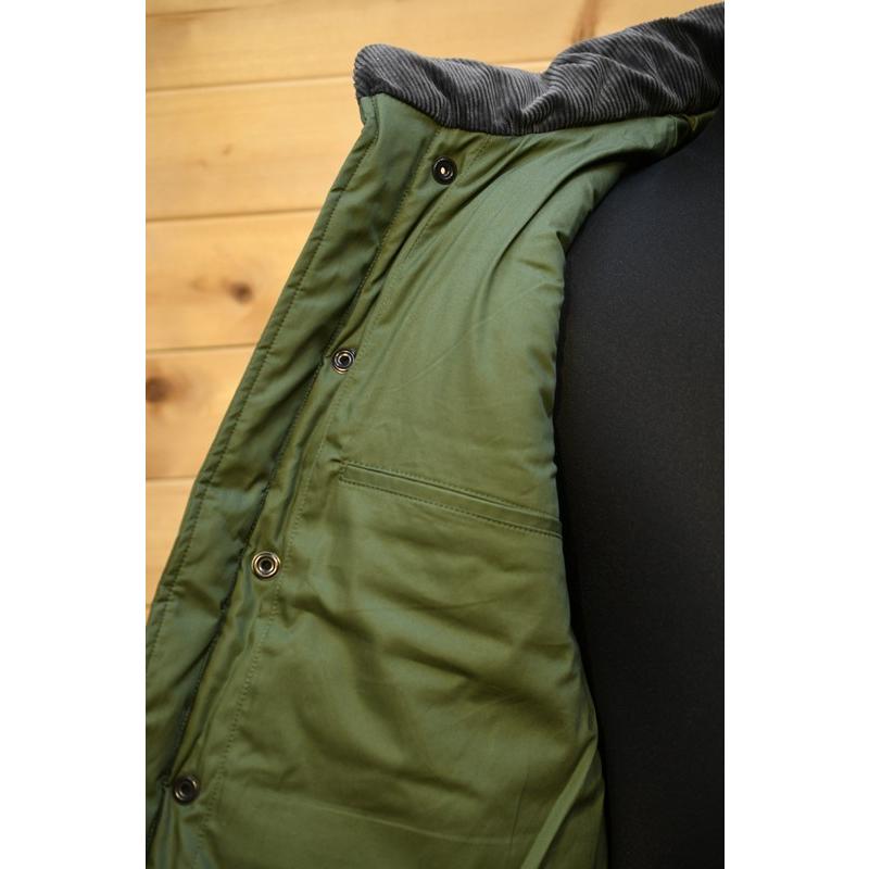 ACVM アディクトクローズ キルティングジャケット ADDICT CLOTHES ACV-QLT01WX WAXED COTTON QUILTED JACKET  ARMY グリーン｜barnstormer2｜12