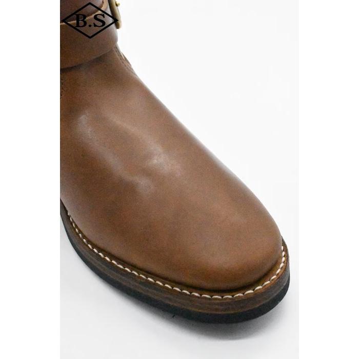 アトラクションズ Attractions ビルトバック BILTBUCK ブーツ Lot.603LTD Engineer Boots “The Pioneer” Heritage Vachetta Double Shoulder / BROWN BRASSの画像